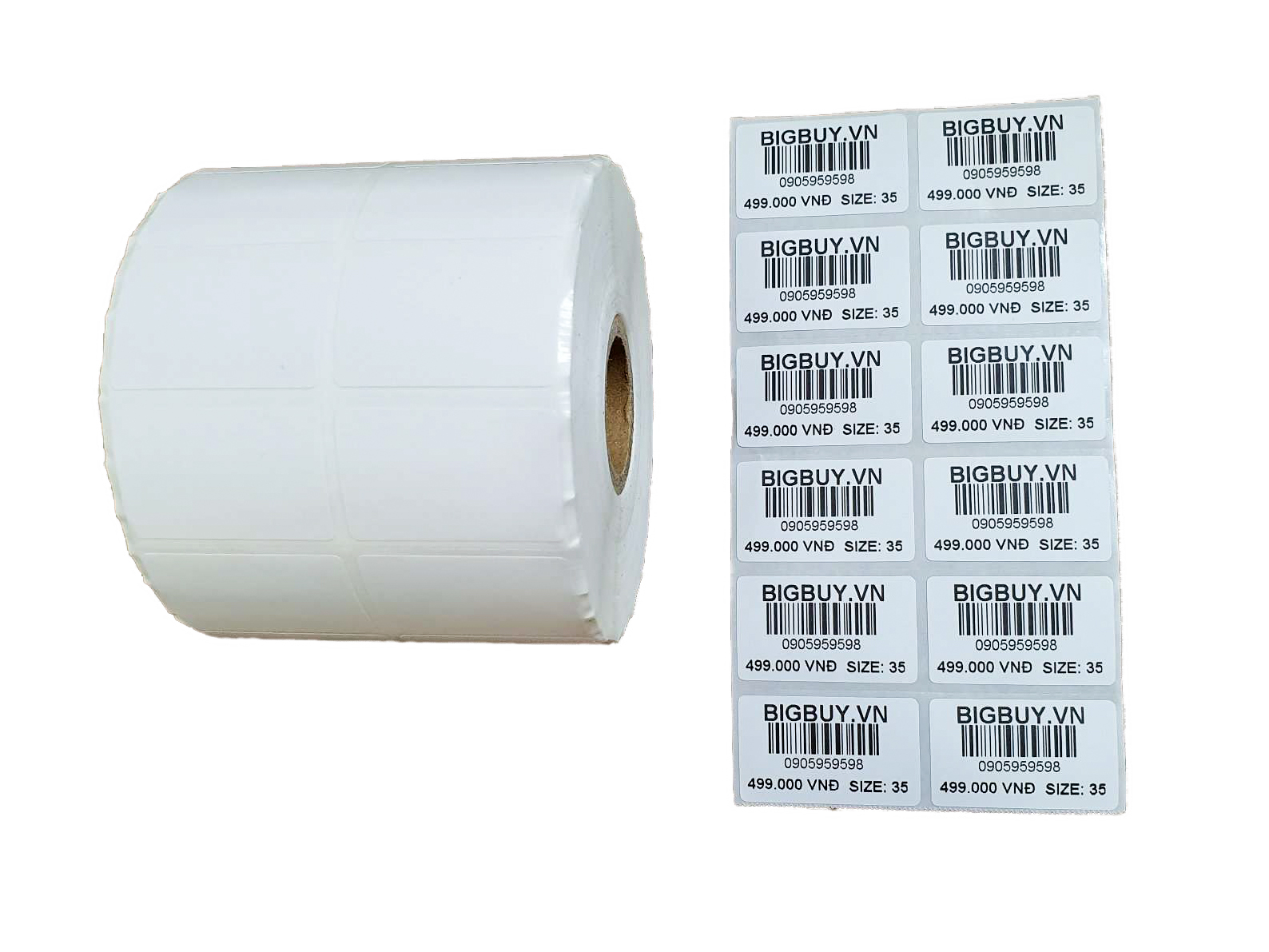 Top 5 ưu điểm khi sử dụng giấy in mã vạch 2 tem